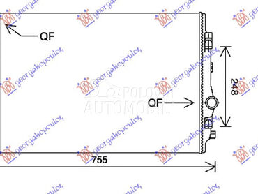 HLADNJAK MOTORA 2.0 TDi (135 K za Seat Leon od 2013. do 2017. god.