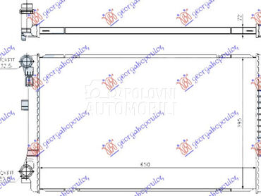 HLADNJAK MOTORA 1.0 TSi/1.2/1. za Audi Q2 od 2016. do 2020. god.