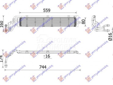 HLADNJAK MOTORA DODATNI 1.5 BE za Cupra Formentor od 2024. do 2025. god.