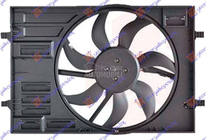 VENTILATOR KOMPLET (BENZIN/DIZ