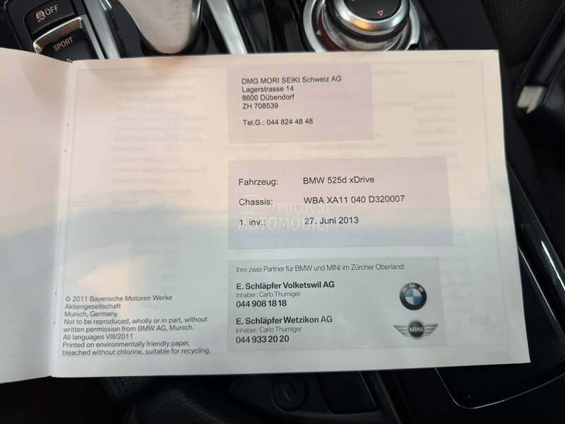 BMW 525 2.0D XDrive CH