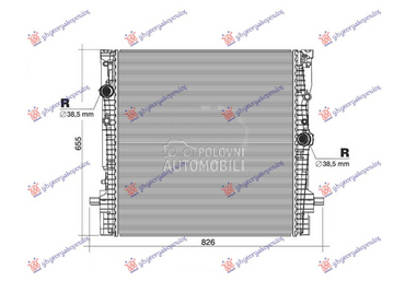 HLADNJAK MOTORA 3.0 HIBRID-BEN za BMW X6 od 2019. do 2023. god.
