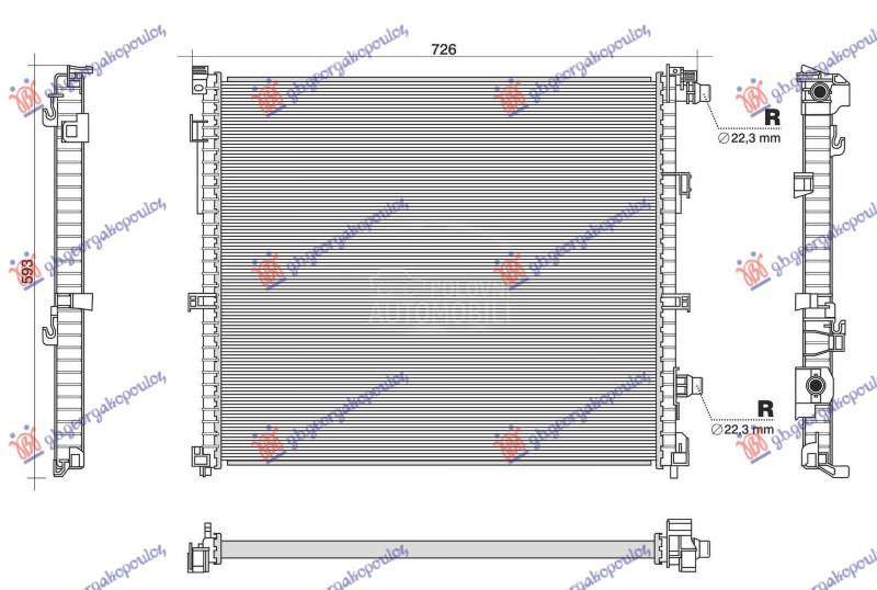 HLADNJAK MOTORA DODATNI 2.0/3.