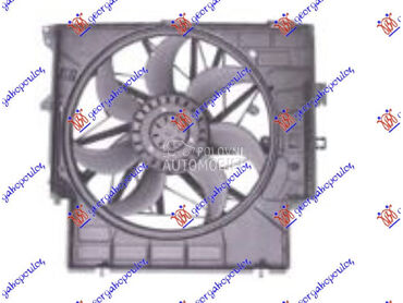 VENTILATOR KOMPLET (1.6/2.0 BE za BMW X3 od 2014. do 2017. god.