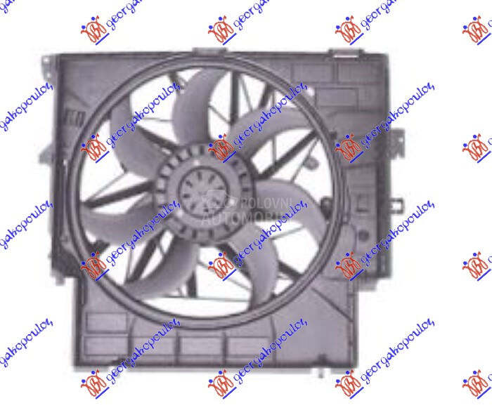 VENTILATOR KOMPLET (3.0 BENZIN