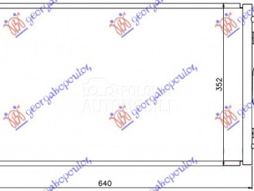 HLADNJAK KLIME BENZIN/DIZEL (6 za BMW Serija 2 od 2014. do 2019. god.