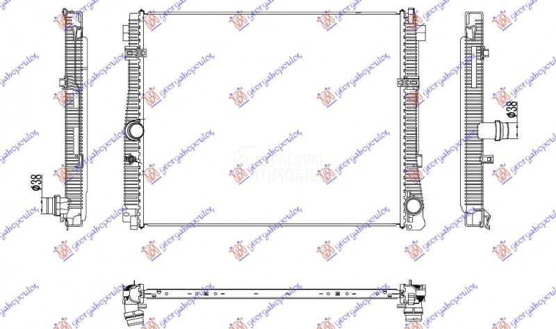 HLADNJAK MOTORA 2.0 BENZIN (61