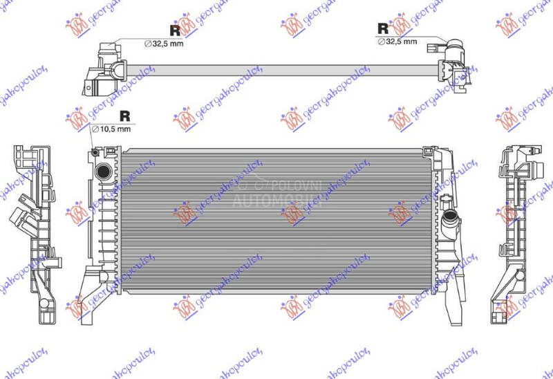 HLADNJAK MOTORA 1.5/2.0 DIZEL