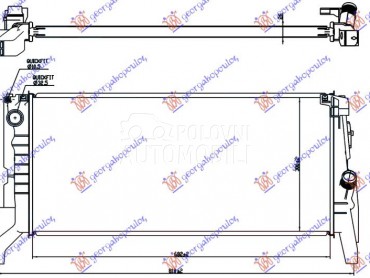 HLADNJAK MOTORA ZA SVE MODELE za BMW X1 od 2019. do 2022. god.