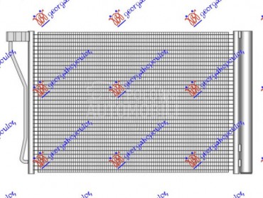 HLADNJAK KLIME 4.4 M5 BENZIN ( za BMW Serija 6 od 2015. do 2017. god.
