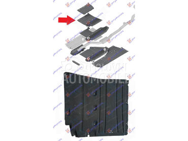 ZASTITA PODA SREDNJA PLASTICNA za BMW Serija 8