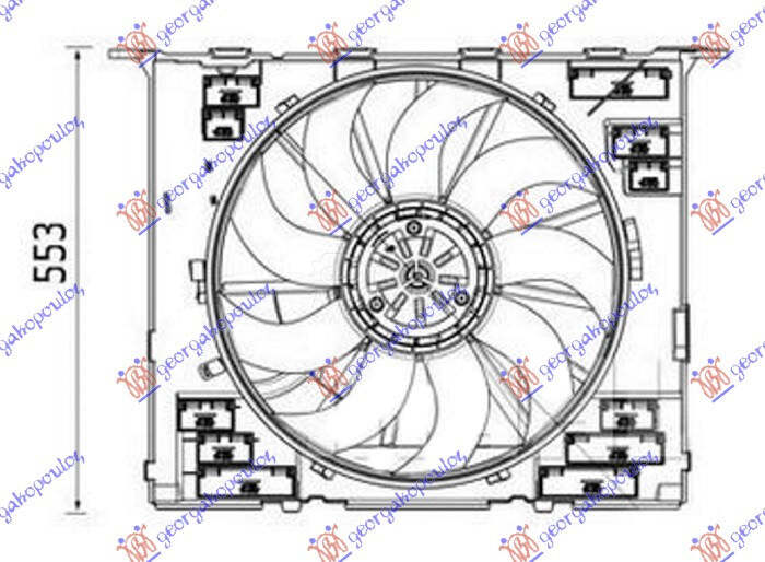 VENTILATOR KOMPLET (2.0/3.0 BE