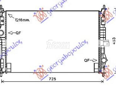 HLADNJAK MOTORA BENZIN/DIZEL ( za Peugeot Rifter od 2019. do 2025. god.