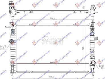 HLADNJAK MOTORA BENZIN/DIZEL ( za Citroen DS7 od 2017. do 2025. god.
