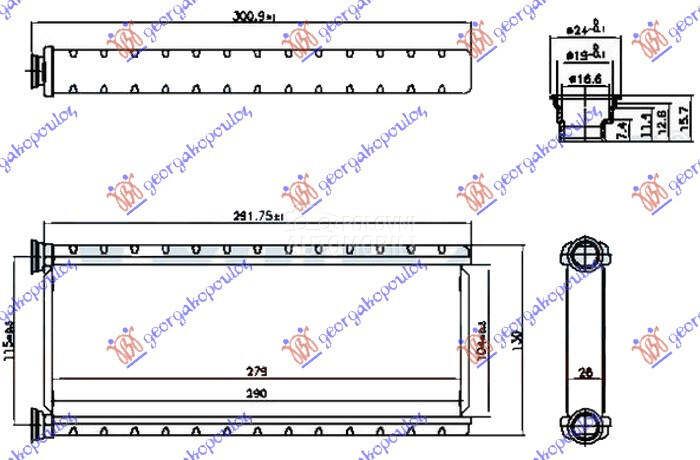 GREJAC KABINE (280x105x26)