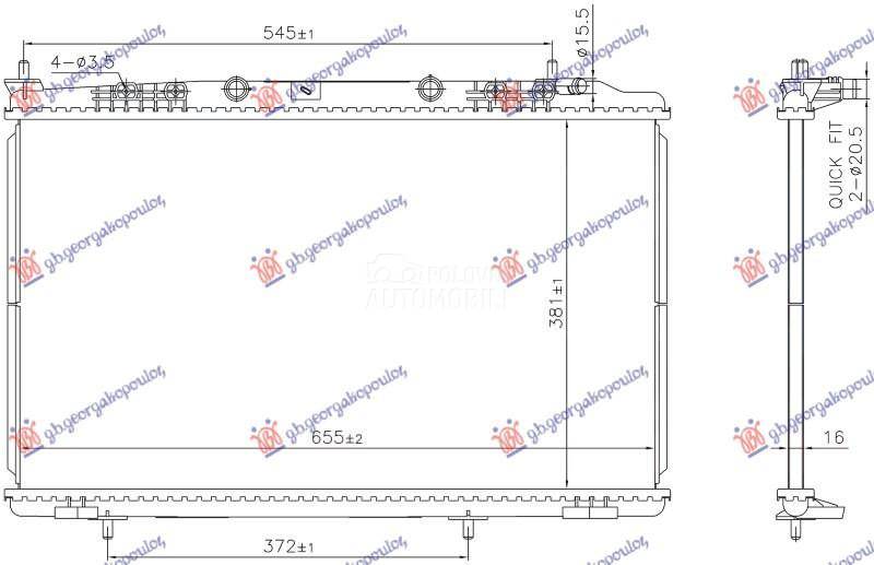 HLADNJAK MOTORA 1.2 BENZIN - 1
