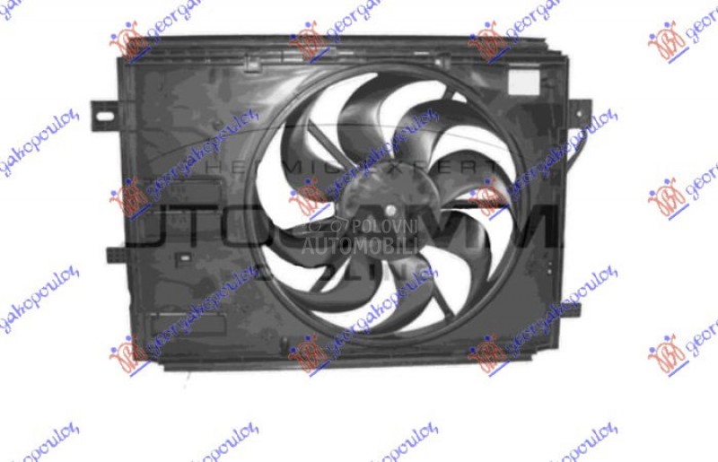 VENTILATOR KOMPLET (1.2 BENZIN