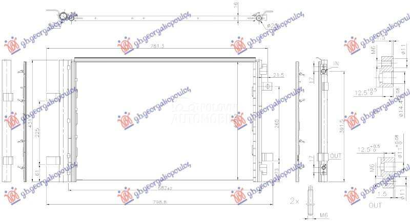 HLADNJAK KLIME 1.5/2.0 DIZEL -