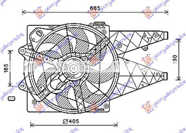 VENTILATOR KOMPLET (1.6/2.0 JT
