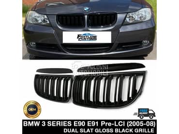 E90 E91 m-grill/dupli bubrezi za BMW 320d, 315, 316 ... od 2004. do 2013. god.