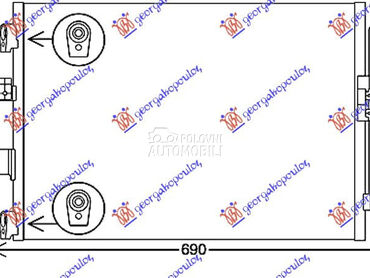 HLADNJAK KLIME 1.5 TDCi/ECOnet za Ford Kuga od 2020. do 2025. god.