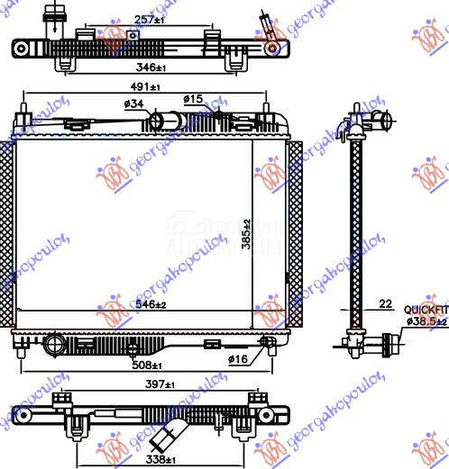 HLADNJAK MOTORA 1.0 EcoBoost B
