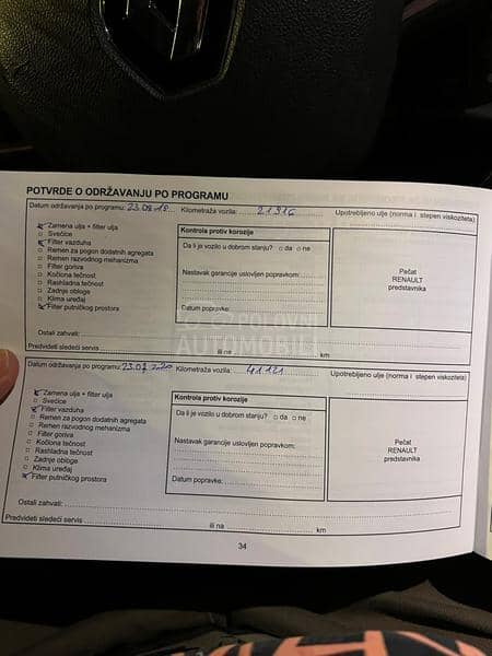 Renault Talisman tek.reg