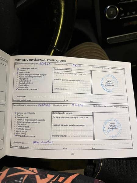 Renault Talisman tek.reg