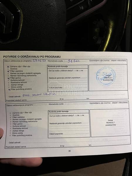 Renault Talisman tek.reg