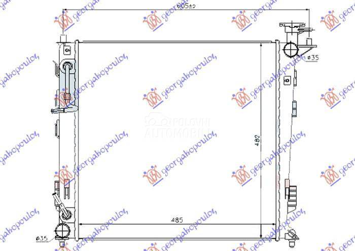 HLADNJAK MOTORA 2.0 CRDi DIZEL