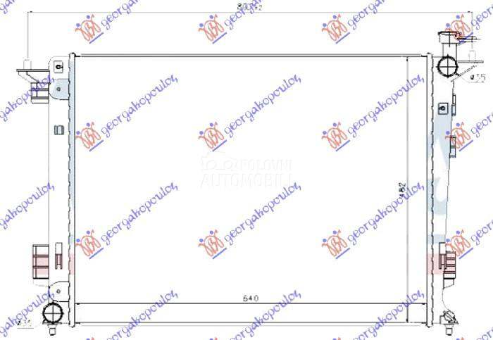 HLADNJAK MOTORA 2.0/2.4 BENZIN