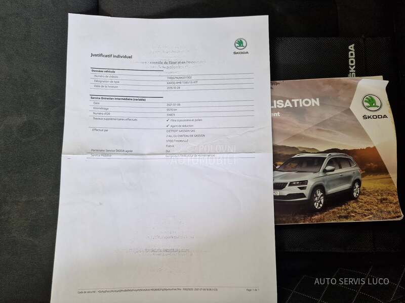 Škoda Karoq R kamera DSG