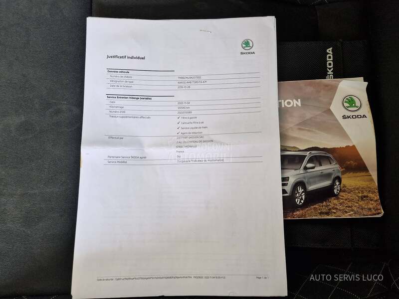 Škoda Karoq R kamera DSG