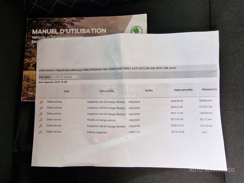 Škoda Karoq R kamera DSG