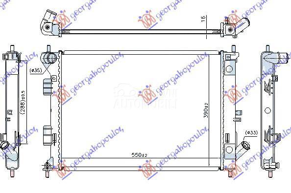 HLADNJAK MOTORA 1.4/1.6/1.8 BE