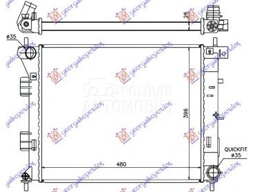 HLADNJAK MOTORA 1.4/1.6 CRDi ( za Hyundai i30 od 2013. do 2017. god.