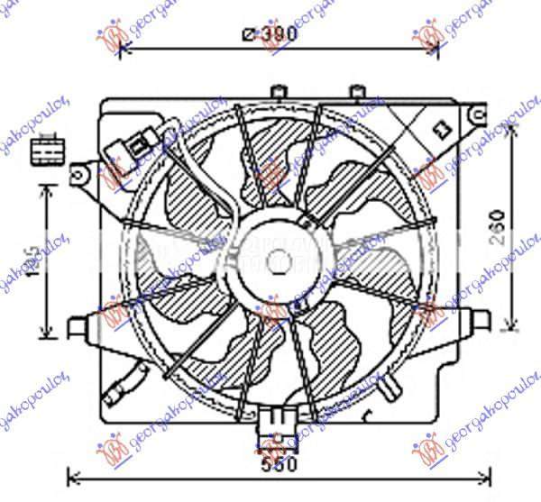 VENTILATOR KOMPLET (DIZEL) (HA