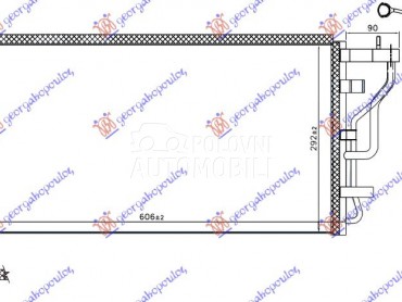 HLADNJAK KLIME 1.0-1.4 T-GDI B za Hyundai i30 od 2017. do 2020. god.