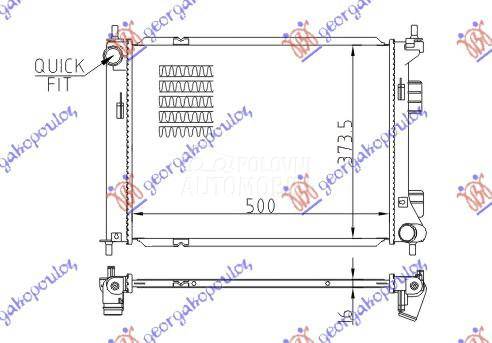 HLADNJAK MOTORA BENZIN (MAN) (