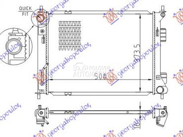 HLADNJAK MOTORA 1.4/1.6 CRDI ( za Kia Venga od 2010. do 2025. god.