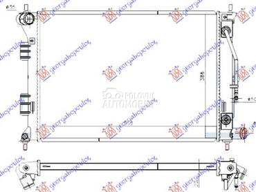 HLADNJAK MOTORA 1.6/1.8/2.0 BE za Hyundai Elantra od 2013. do 2015. god.