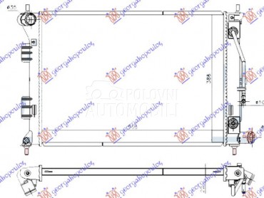 HLADNJAK MOTORA 1.6/1.8/2.0 BE za Kia Soul od 2011. do 2013. god.