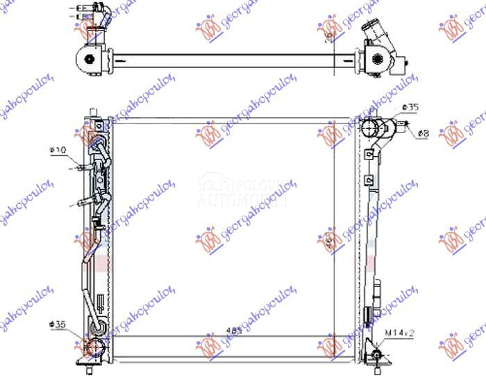 HLADNJAK MOTORA 2.0 CRDi DIZEL