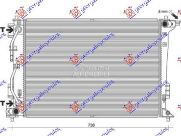 HLADNJAK MOTORA 2.0 CVVT BENZI za Hyundai Tucson od 2018. do 2020. god.
