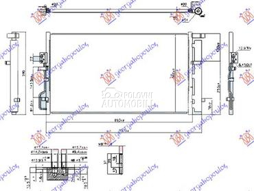 HLADNJAK KLIME 1.6 GDI (99KW) za Kia Sportage od 2018. do 2022. god.