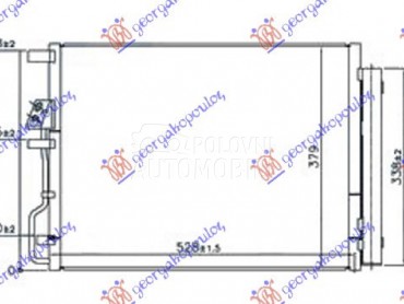 HLADNJAK KLIME 1.6 GDi TURBO B za Kia Sportage od 2018. do 2022. god.