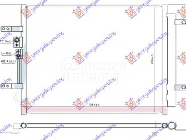 HLADNJAK KLIME 1.6 BENZIN / Hi za Kia Niro od 2016. do 2022. god.