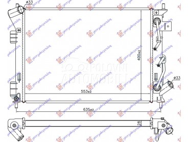 HLADNJAK MOTORA 1.6i/2.0i/1.6 za Kia Soul od 2016. do 2019. god.
