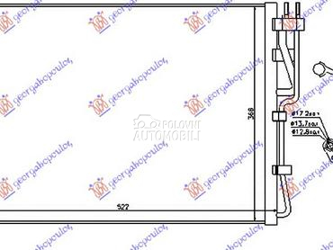 HLADNJAK KLIME 1.4/1.6 CRDi (4 za Hyundai ix20 od 2011. do 2025. god.
