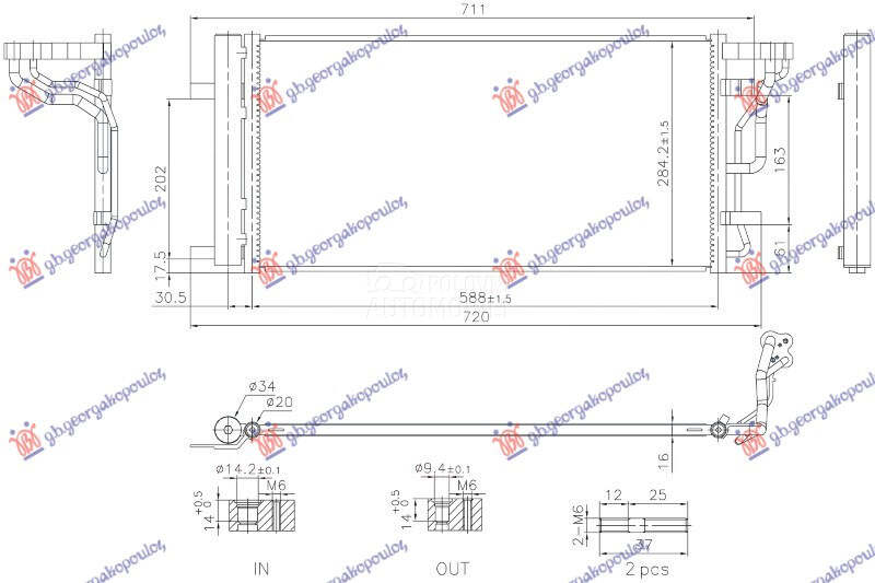 HLADNJAK KLIME 1.6 DIZEL CRDi